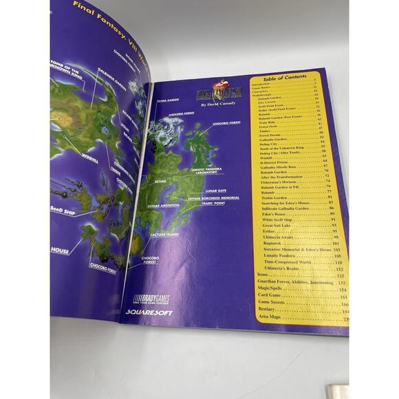 Final Fantasy VIII Official Strategy Guide With Poster: KB TOYS Exclusive - Picture 8 of 8